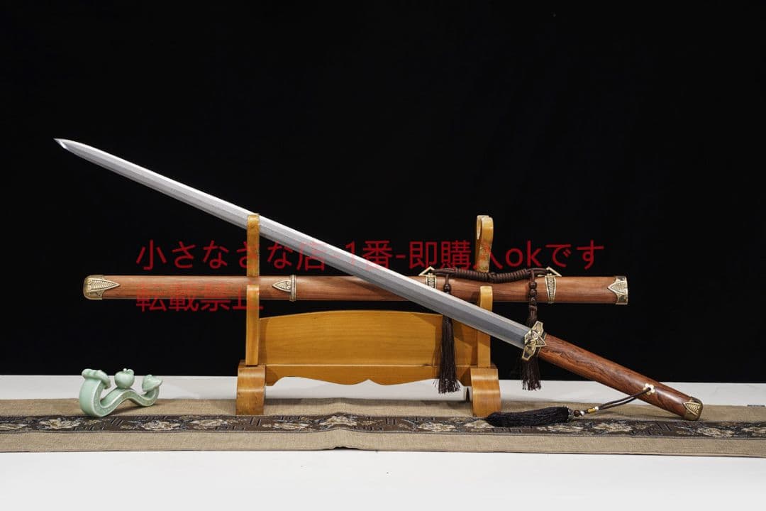 伝統宝剣百錬模様鋼問セミ   唐剣  模造刀·模擬刀  居合刀