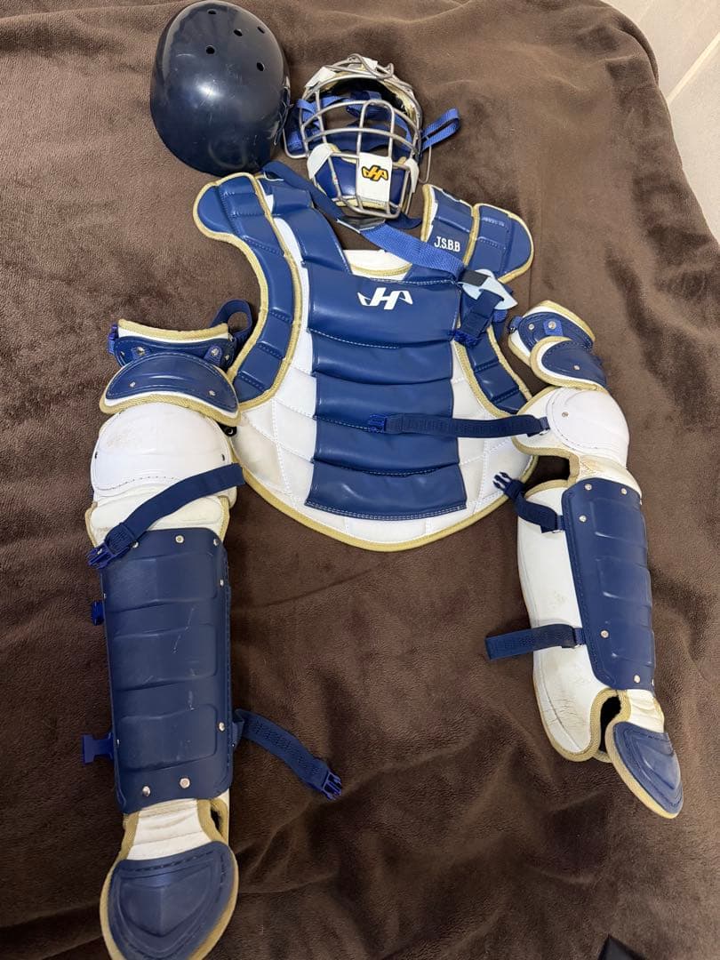 ハタケヤマ　キャッチャー防具　４点セット