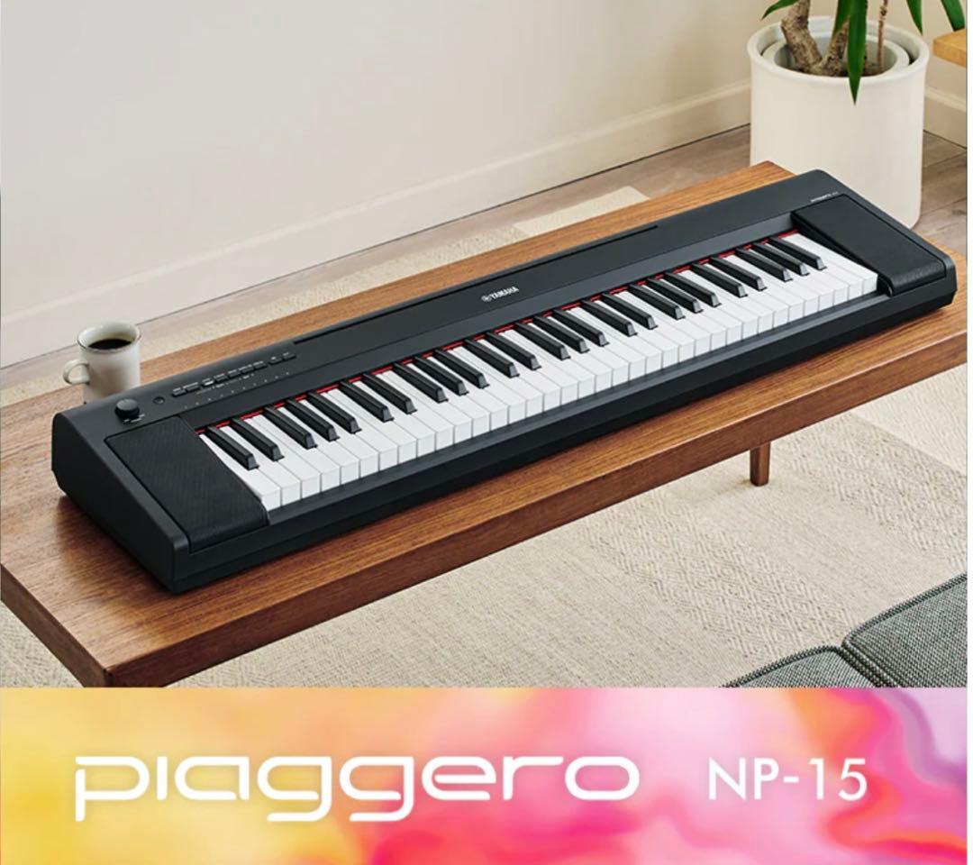 ヤマハ 電子キーボード 61鍵盤モデル ブラック NP-15B