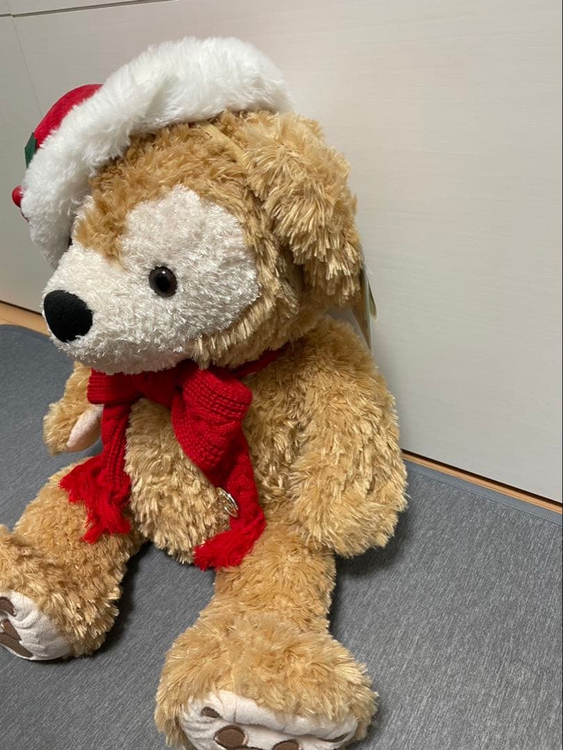 タグ付き　ダッフィー　クリスマス　mサイズ