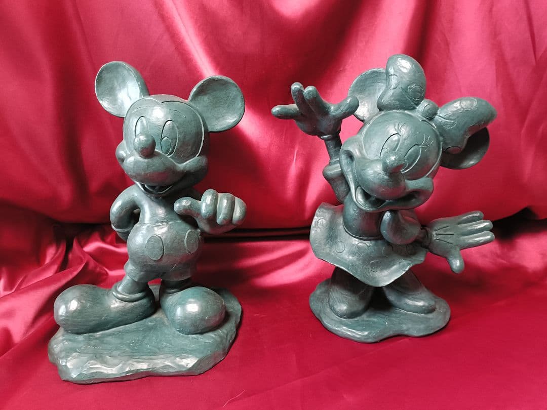 ミッキー　ミニー　ガーデン　フィギュア　スタチュー　ディズニー　Disney