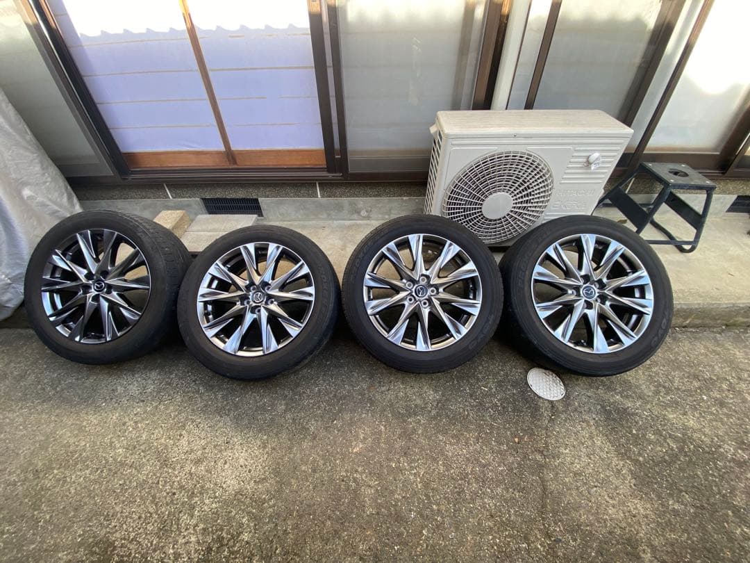 s*r様 マツダcx5 純正19インチホイールセット　ナット付き