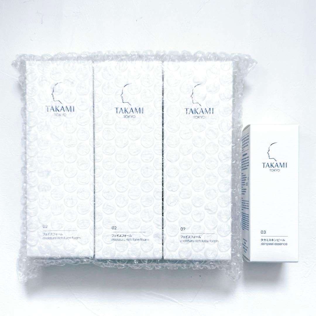 タカミ フェイスフォーム80g×3本とタカミ スキンピール30mLのセット