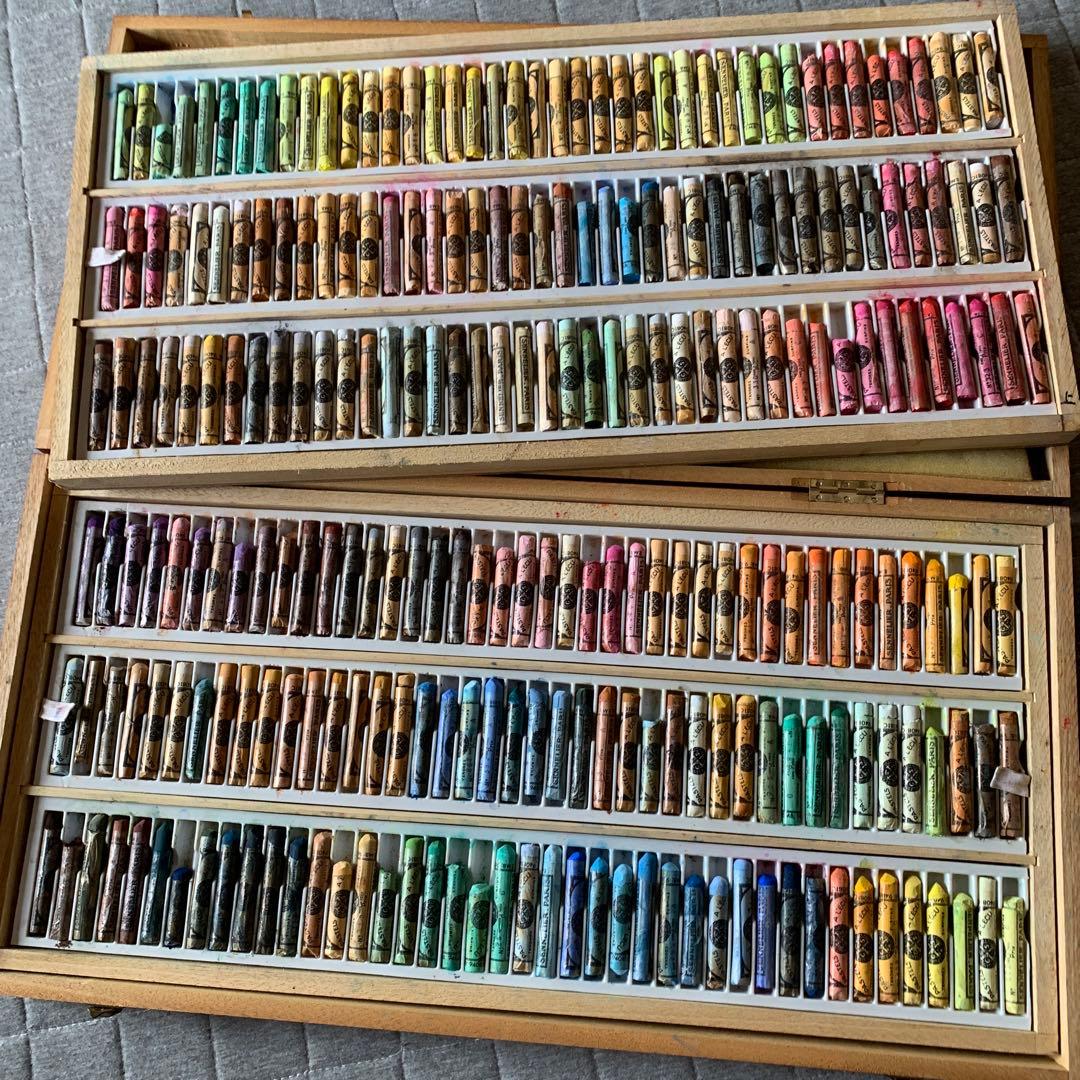 アレリア　セヌリエソフトパステル250色　木箱いり