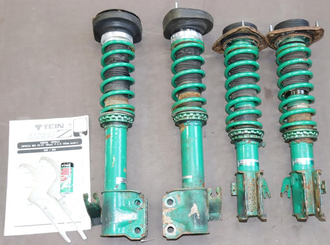 GDA GDB インプレッサ アプライド A B C D 型 GGA 車高調