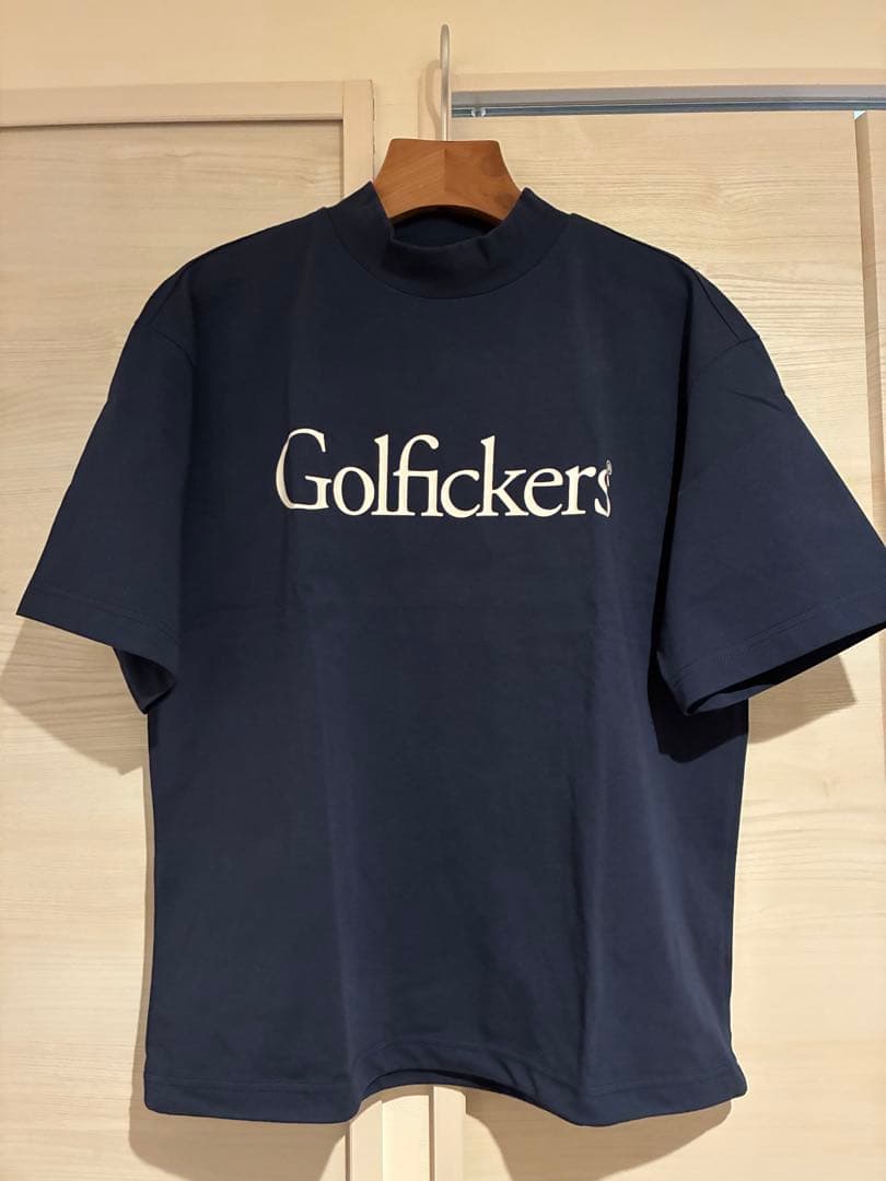 【美品】Golfickers モックネックシャツ（HOLE 555）