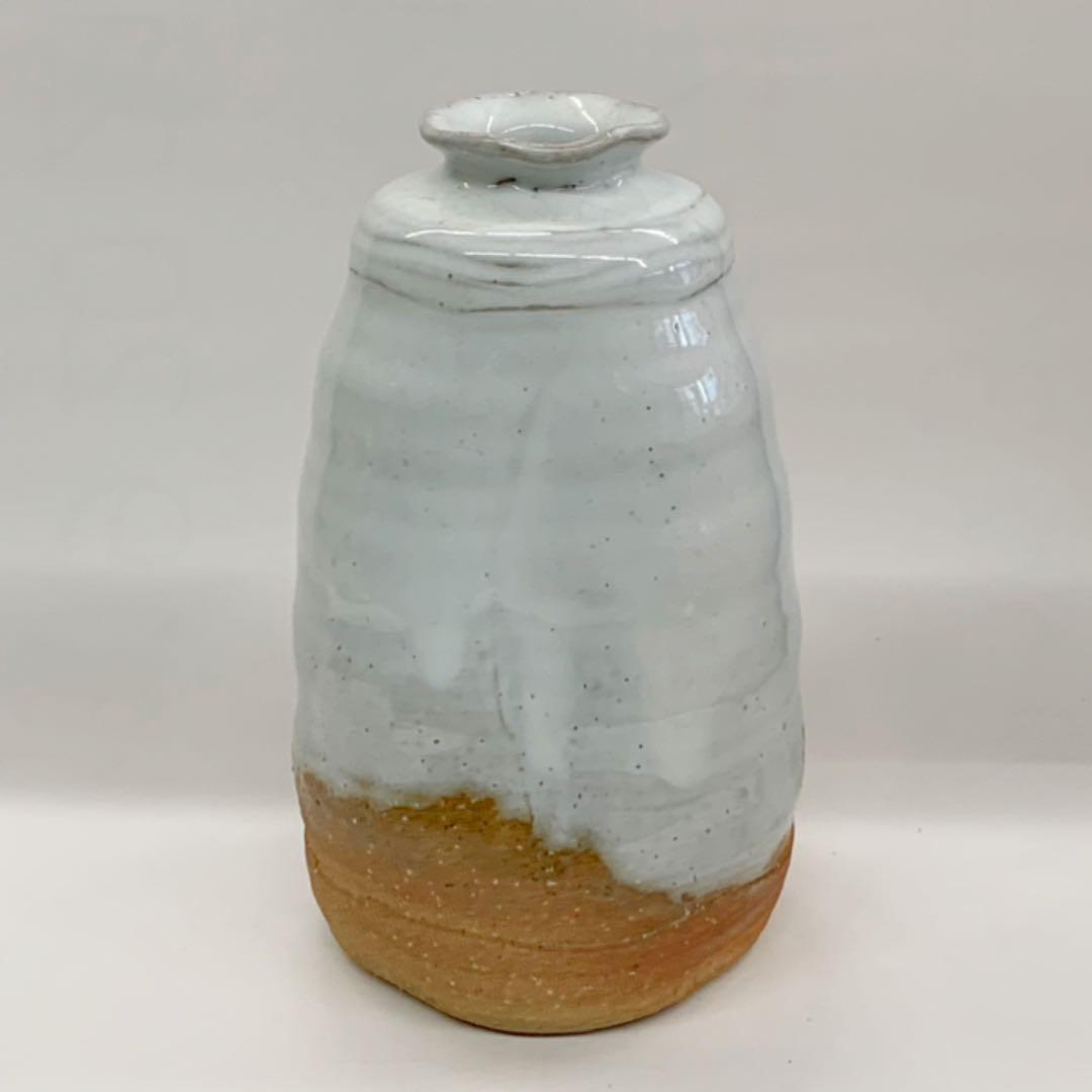 【花入18】萩3  白萩　小松健　高さ20.5㎝