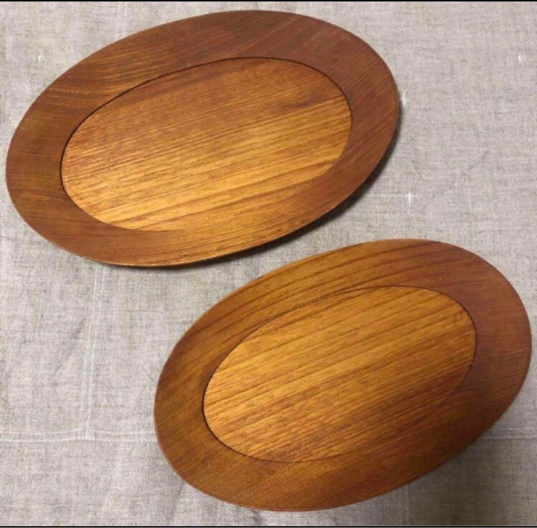 高塚和則さん　楕円皿　2枚