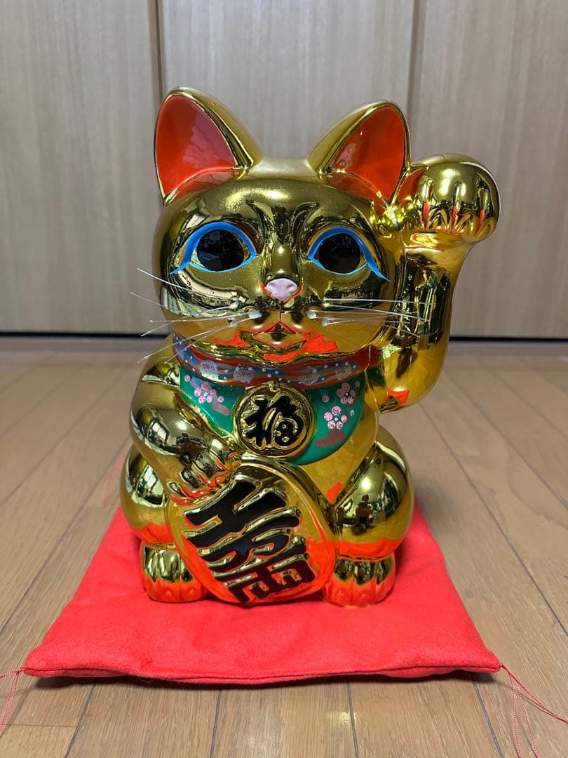 招き猫　常滑焼　10号