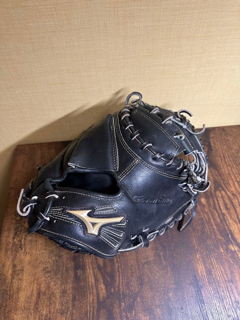 ミズノ グローバルエリート 軟式 キャッチャーミット ブラック