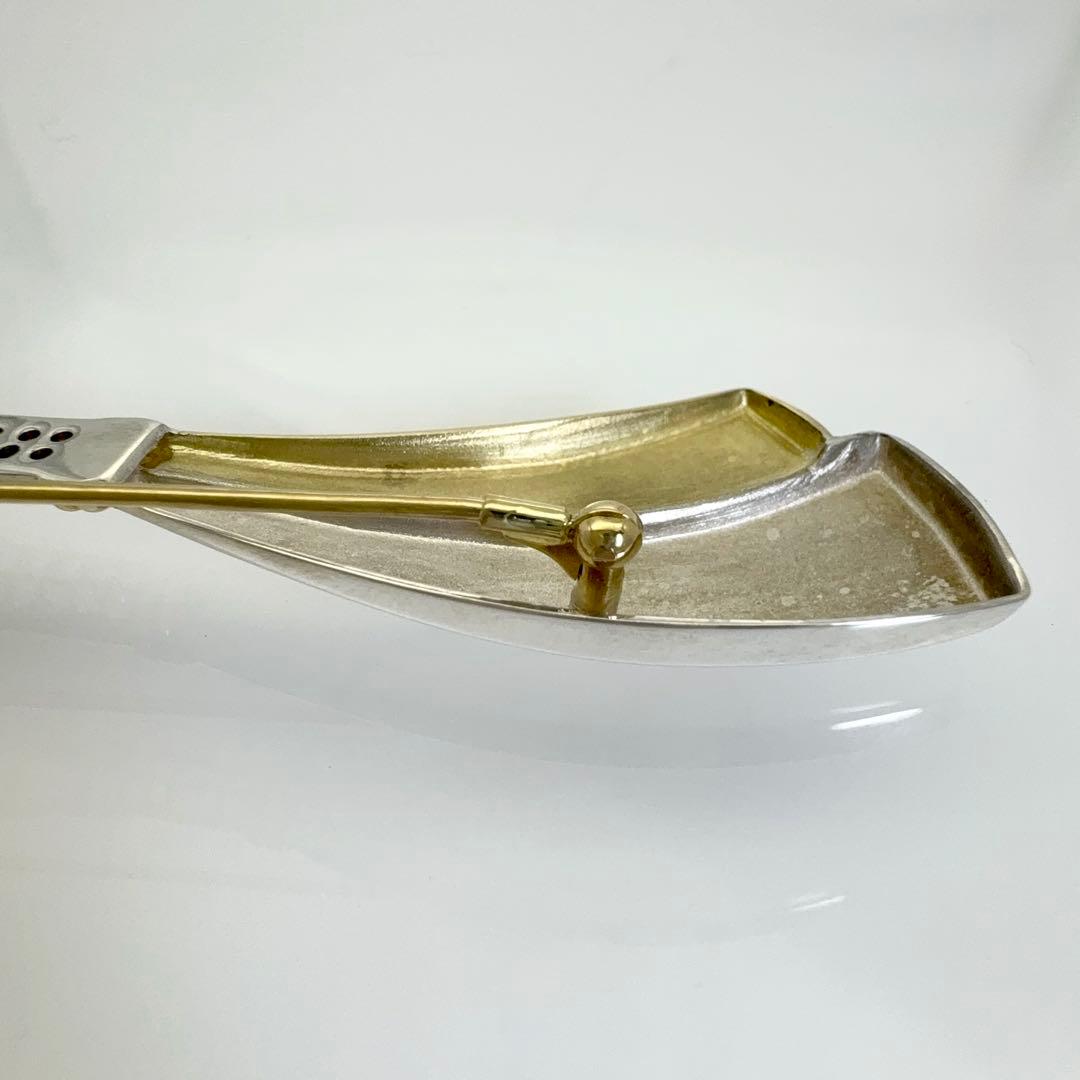 K18×シルバー ダイヤモンド0.13ct リボン ブローチ 総重量12.0g