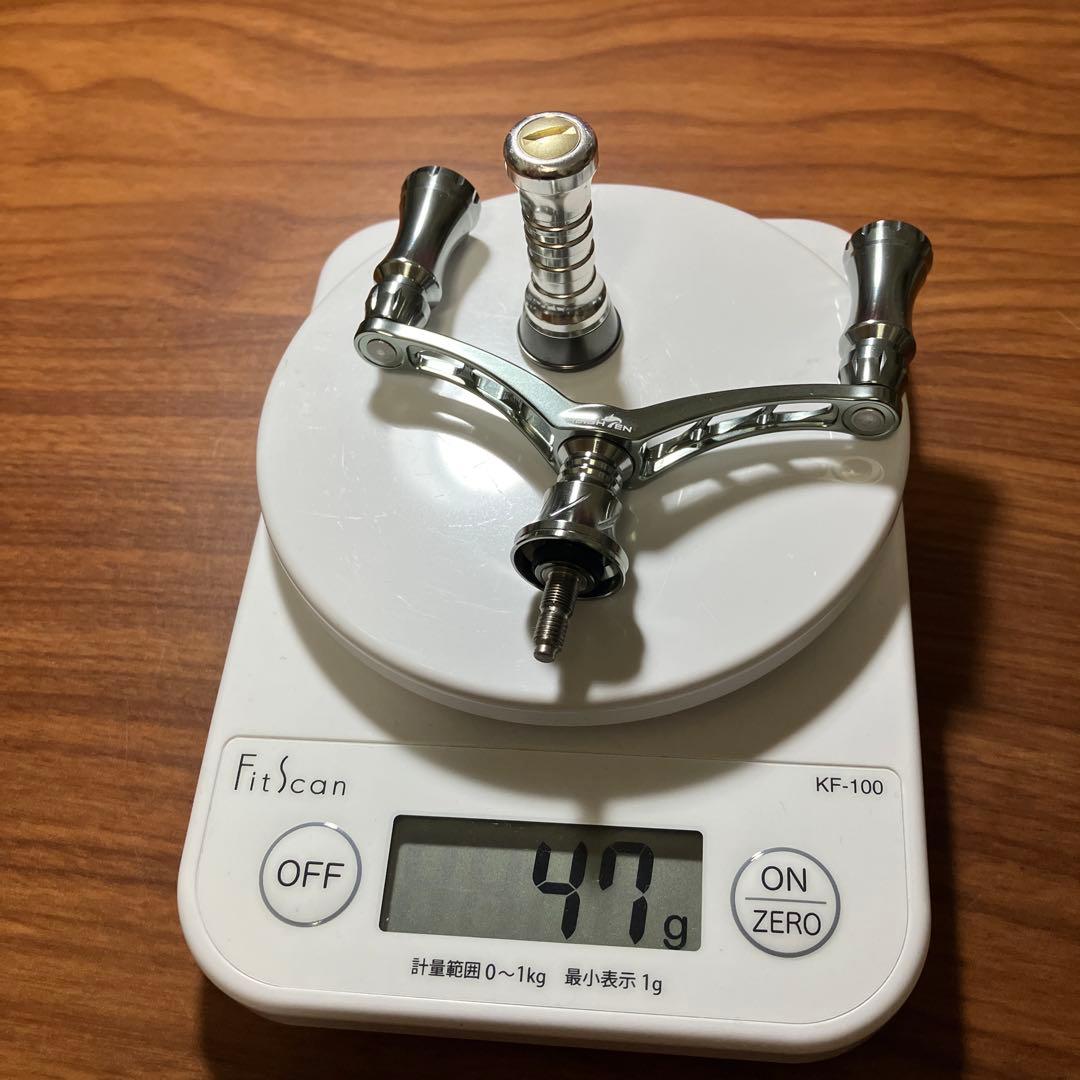 未使用　ハイテン　80mm シマノ用　ダブルハンドル　34バランサー　セット