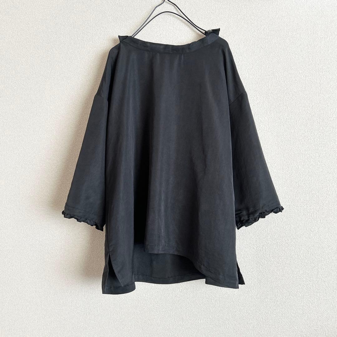 journal standard2025ヴィンテージローン タックフリルブラウス