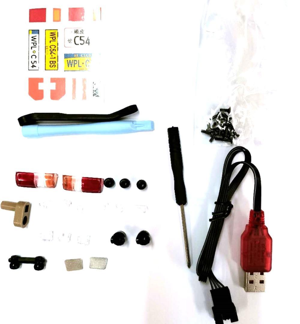 1/16ラジコンカー　WPL　C54ー１オフローダー　レッドカラー