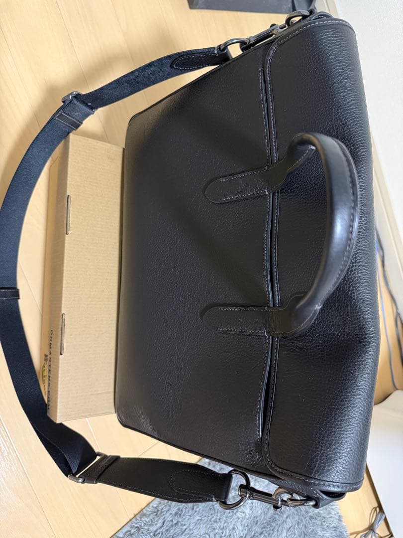 美品　COACH ブラック レザー ビジネスバッグ