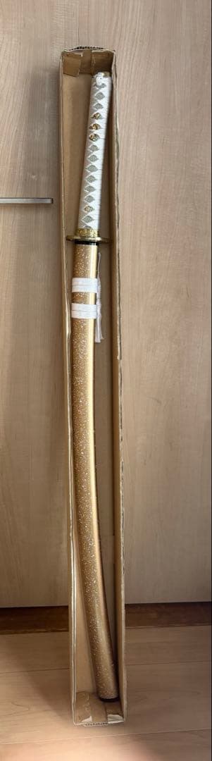 【未使用】美術刀剣-模造刀　白石目（大刀）【観賞用】