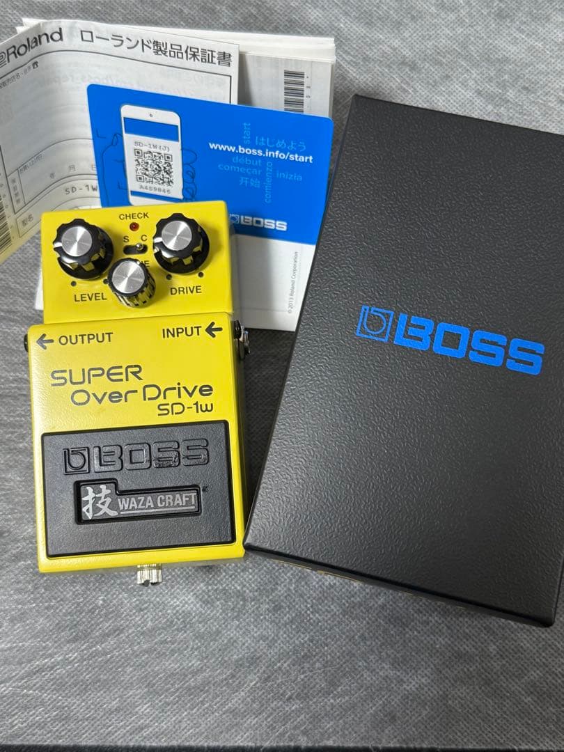 BOSS SD-1W WAZA CRAFT プレートセット