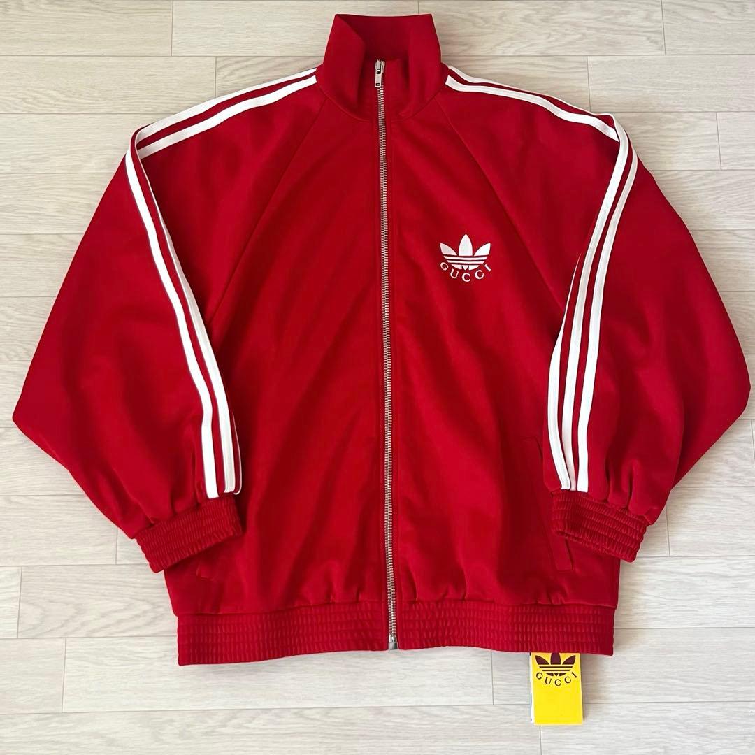 未使用 GUCCI × adidas Cotton Jersey Zip JKT