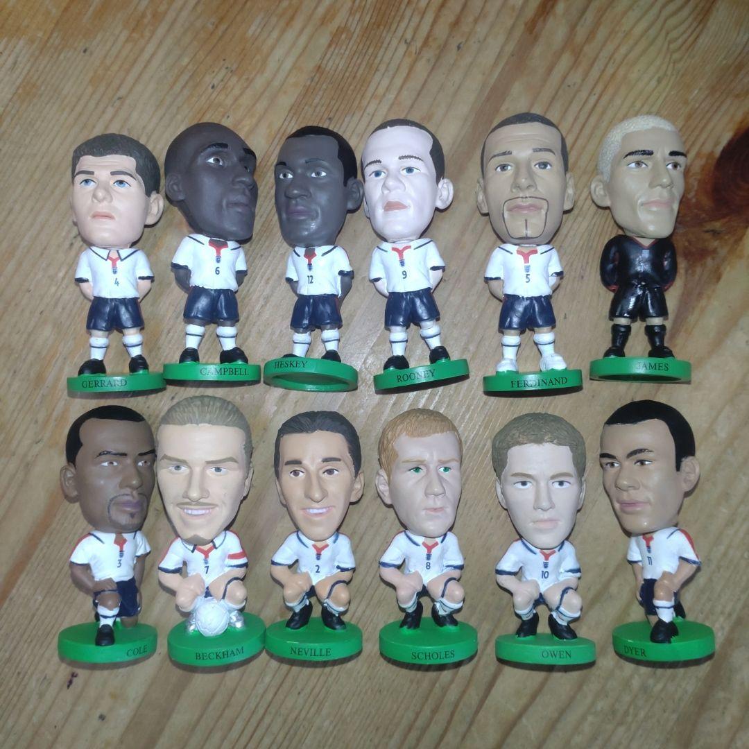 【12体セット】イングランド代表 2004 コリンシアン サッカーフィギュア