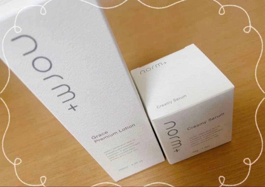 norm+ グラシアプレミアムローション & クリーミーセラム