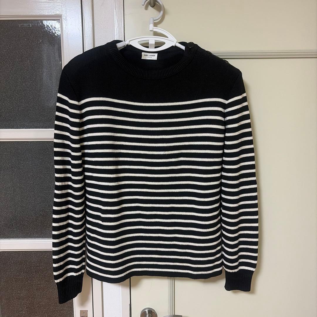 SAINT LAURENT ボーダーニット