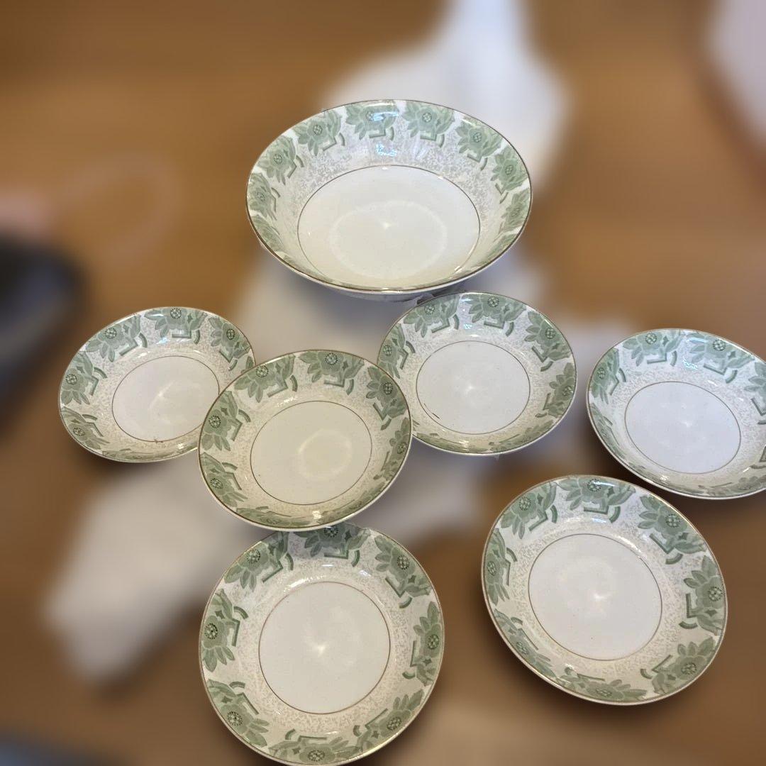 アンティーク　オールド陶東　東洋陶器會社 戦前 OCW印 ボウル　鉢　ラスター彩