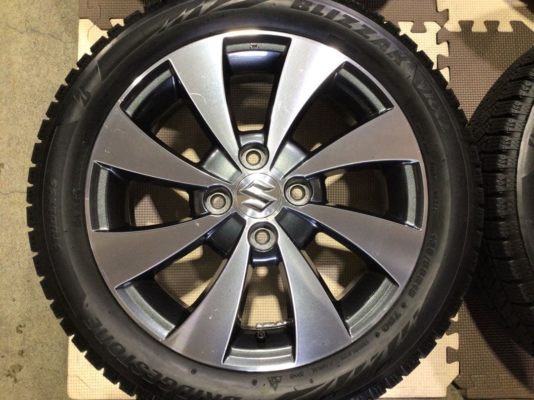 激安 スズキ 純正 165/55R15 VRX2 スタッドレス 4本 送料込み