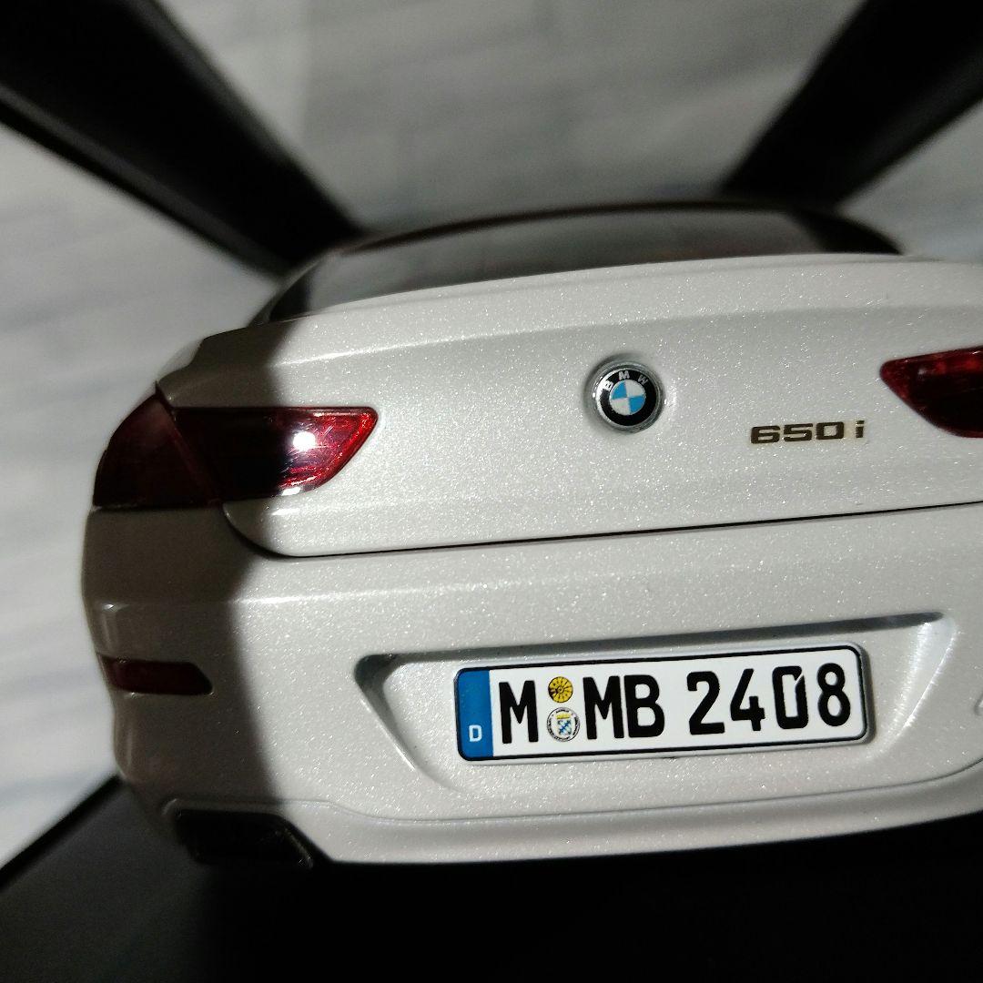 1/18  6シリーズ　グランクーペ　ディーラー品　ミニカー　ホワイト