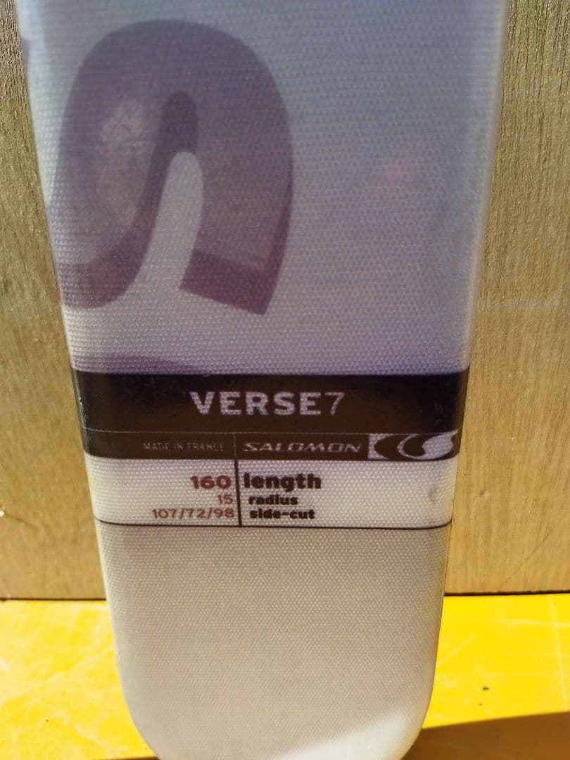 サロモン　SALOMON　VERSE 7 160 スキー　板　　スポーツ