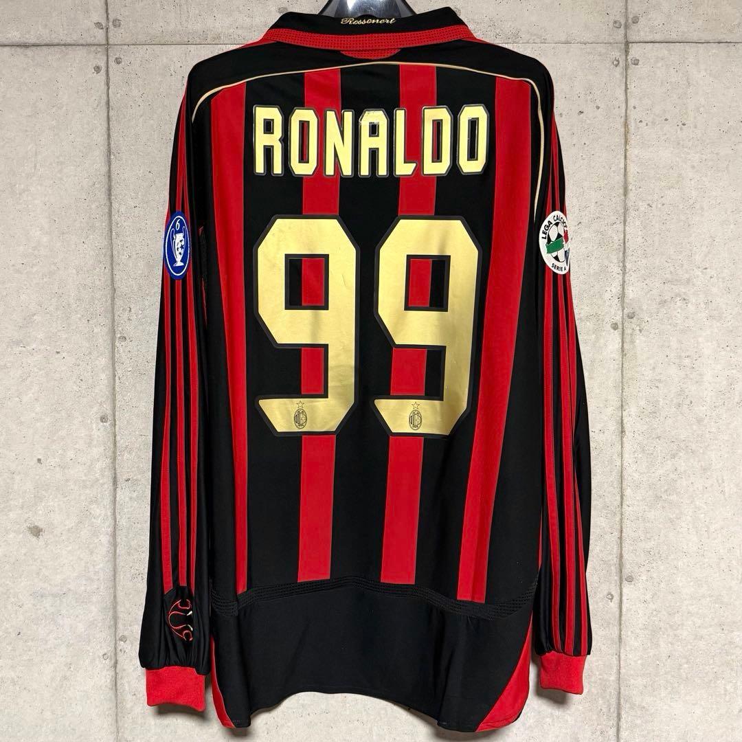 【希少/長袖】06/07 ACミラン ♯99 ロナウド【Oサイズ】ホーム