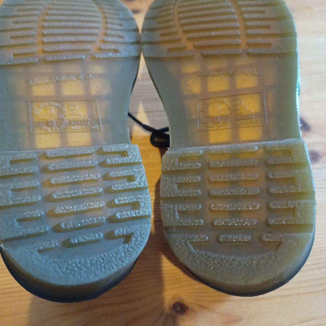 【美品】Dr.Martensマーチン3ホール 1461グリーンUK3　レディース