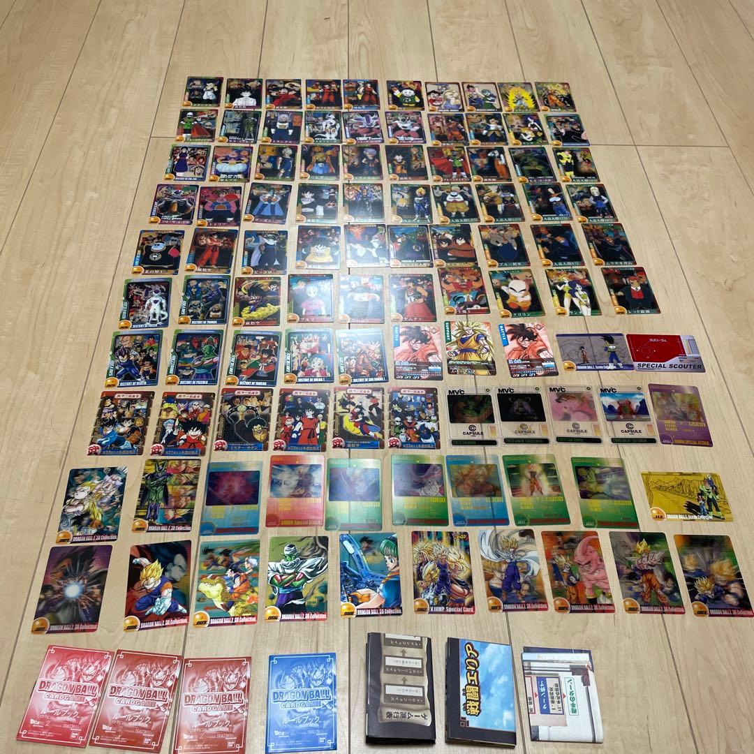 希少ドラゴンボール森永ウエハースカード&3Dカード 計101枚セット&付録。32
