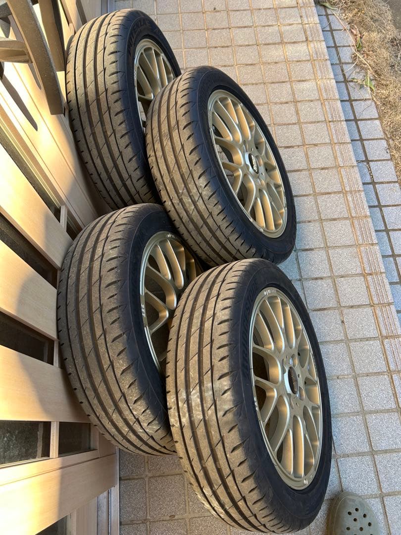 クロイチ　BBSホイールセット 15インチ　ポテンザ 165/55R15