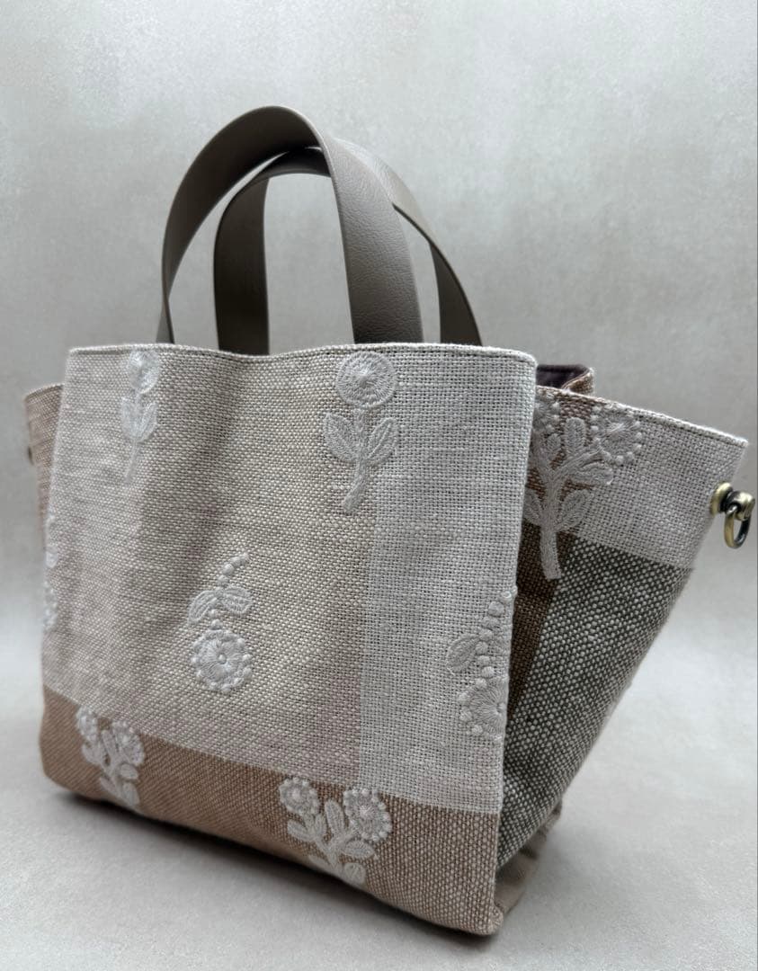 ミナペルホネン ハンドメイドバッグ bonheur 910