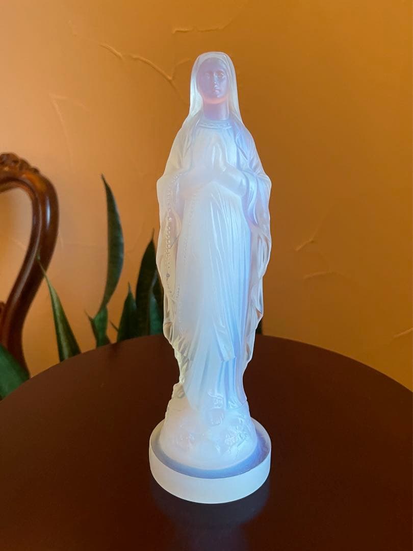 【エトラン】オパリンガラス　ルルドの聖母マリア像