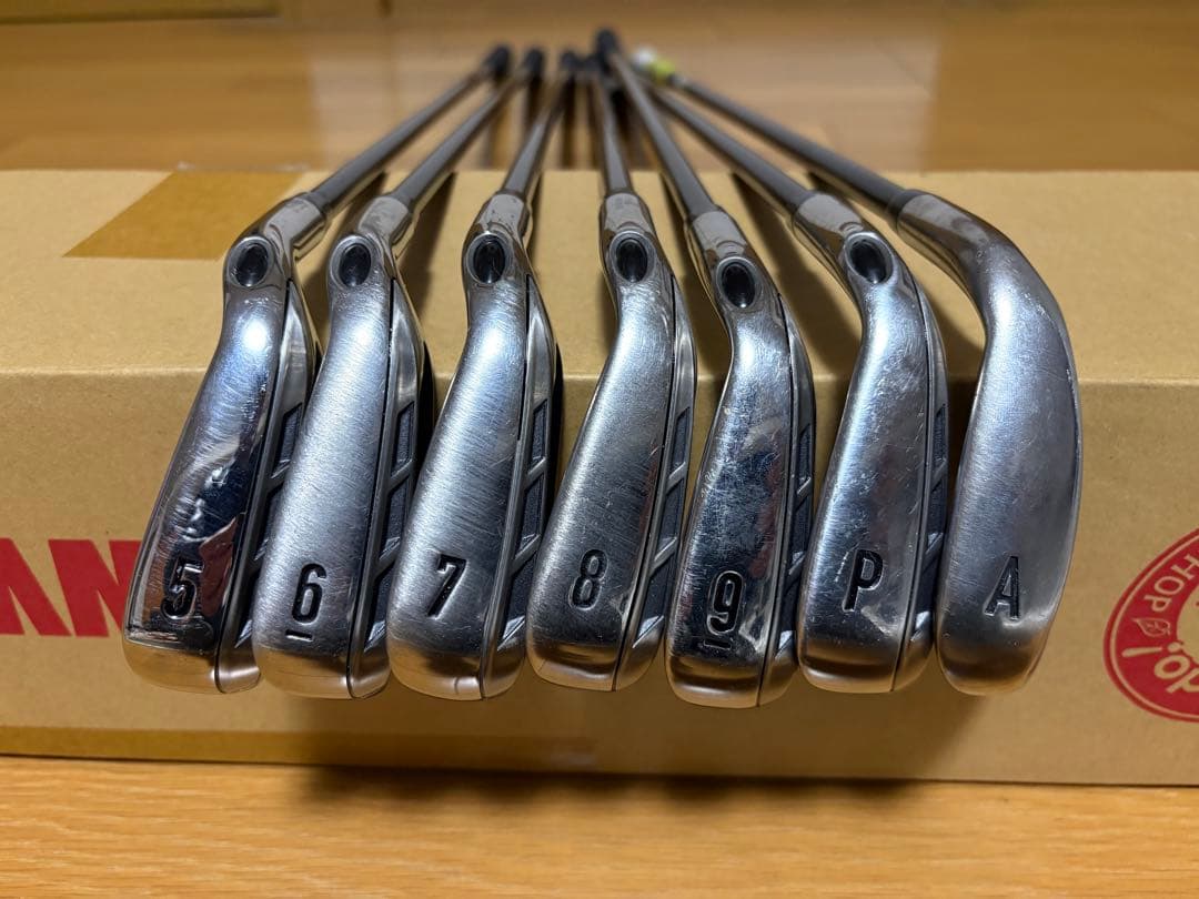 キャロウェイレイザー Xアイアン5-P +A カーボンシャフトRフレックス