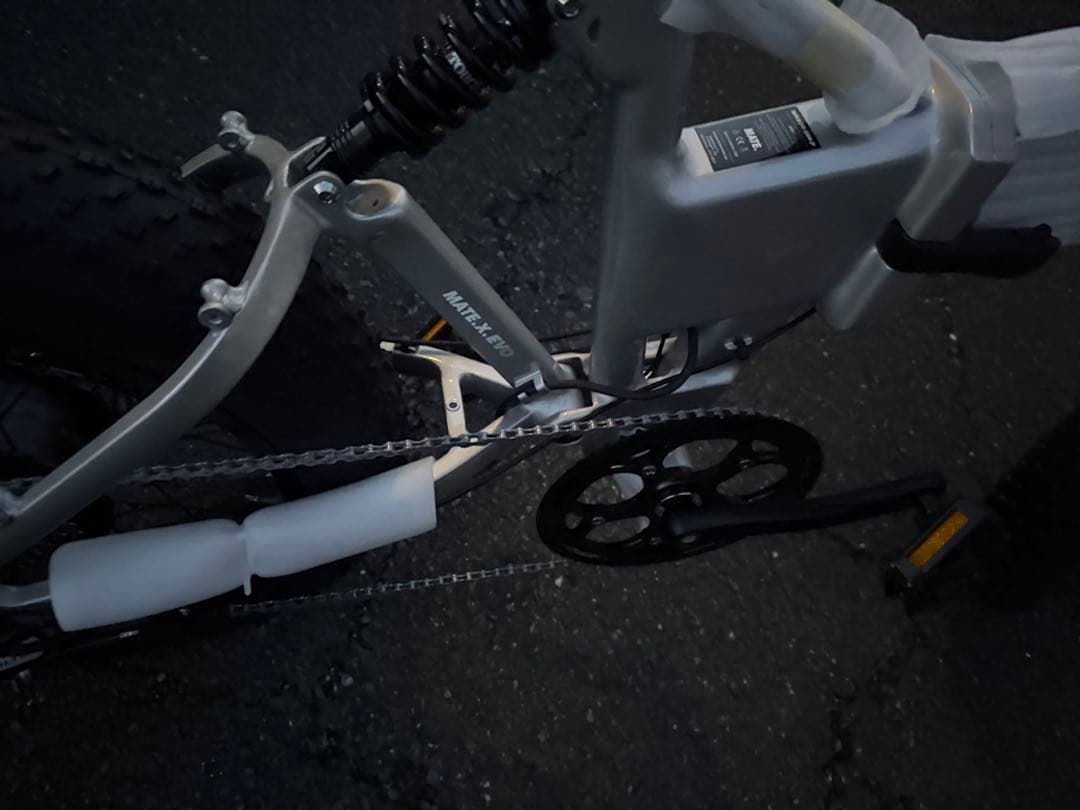 MATE X EVO 折りたたみ電動自転車新品Silver Haze