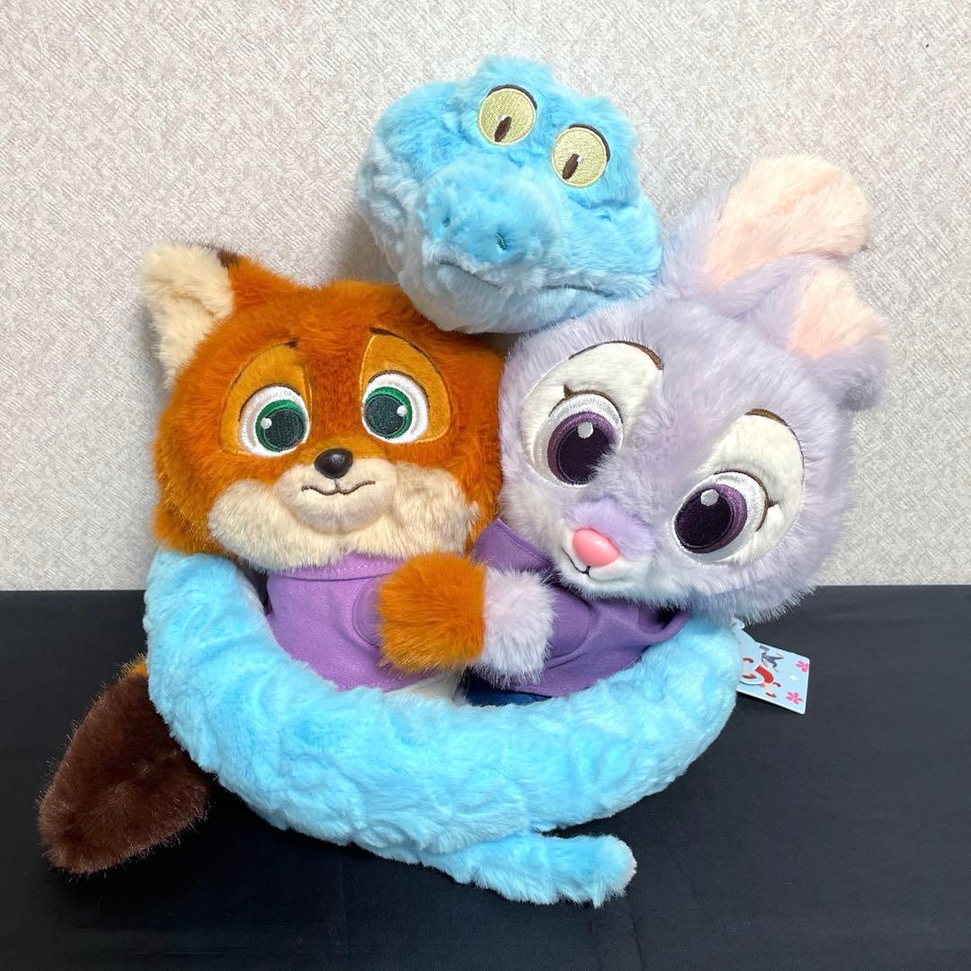 中国限定　ズートピア2　ニック ジュディ ゲイリー　ぬいぐるみ　ディズニー