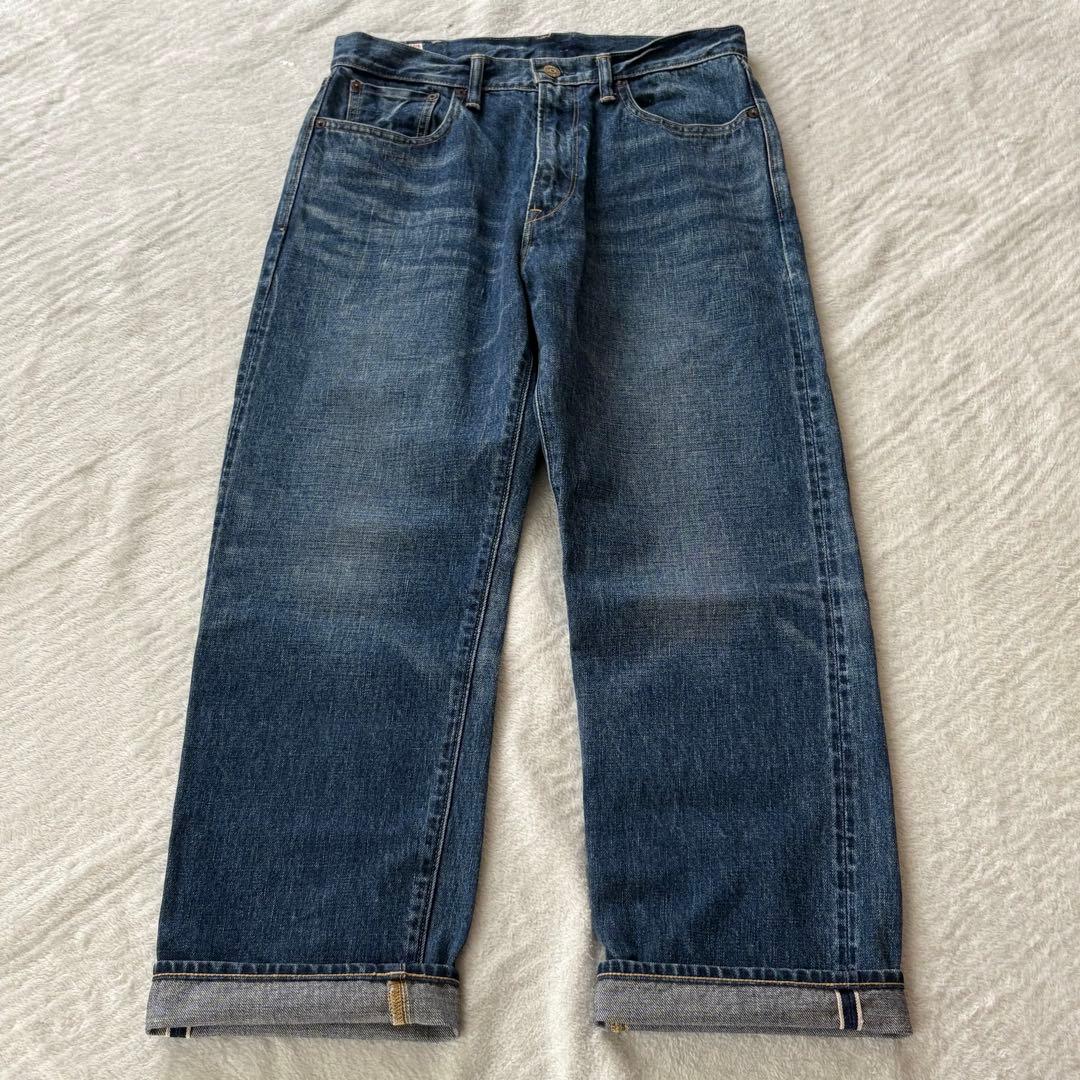 サウクリップ！！美品！A VONTADE セルビッチデニム L 日本製