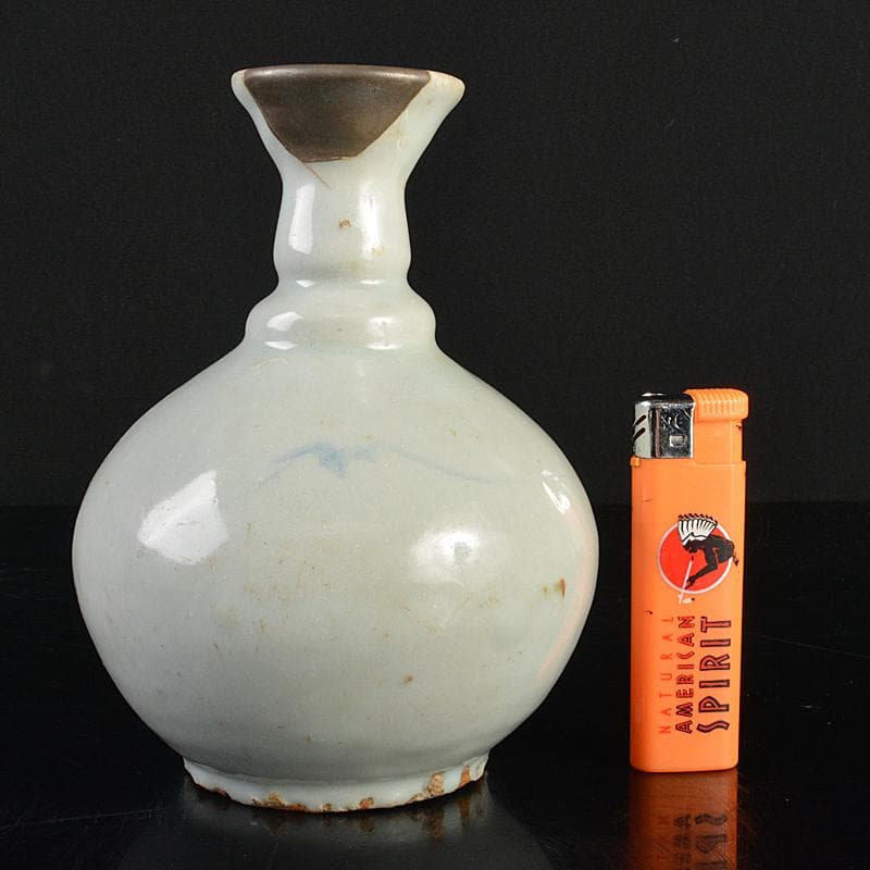 朝鮮美術　李朝　高麗白磁　染付　徳利　M　R7403