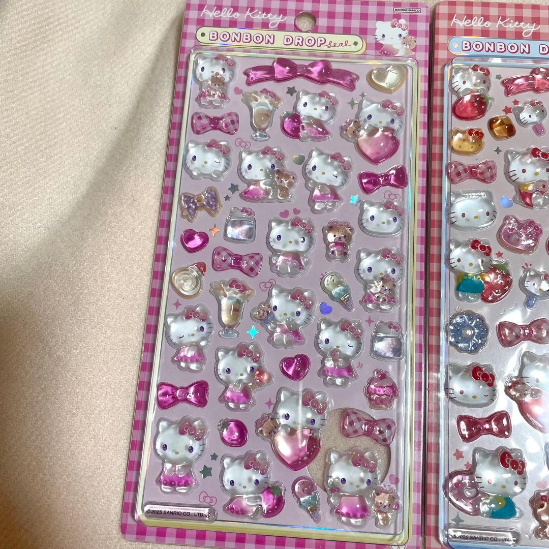 【正規品】ボンボンドロップシール ハローキティ はぴだんぶい プー ズートピア