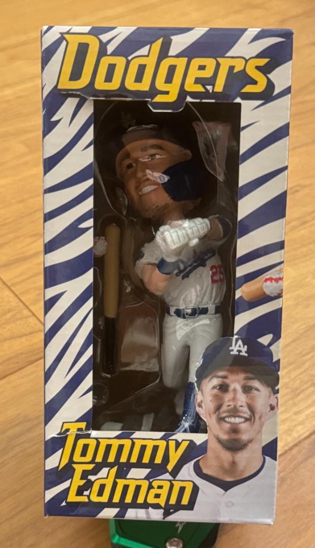 トミーエドマン☆スタジアム限定配布☆ボブルヘッド☆未開封☆背番号: 25