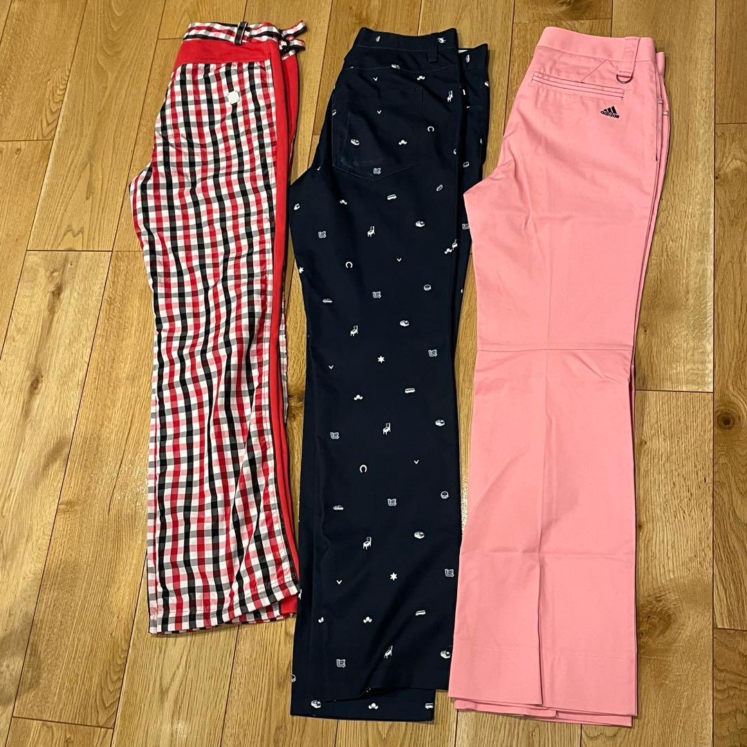 レディースM　ゴルフウェア　春夏秋冬　パンツ　まとめ売り　パーリーゲイツ