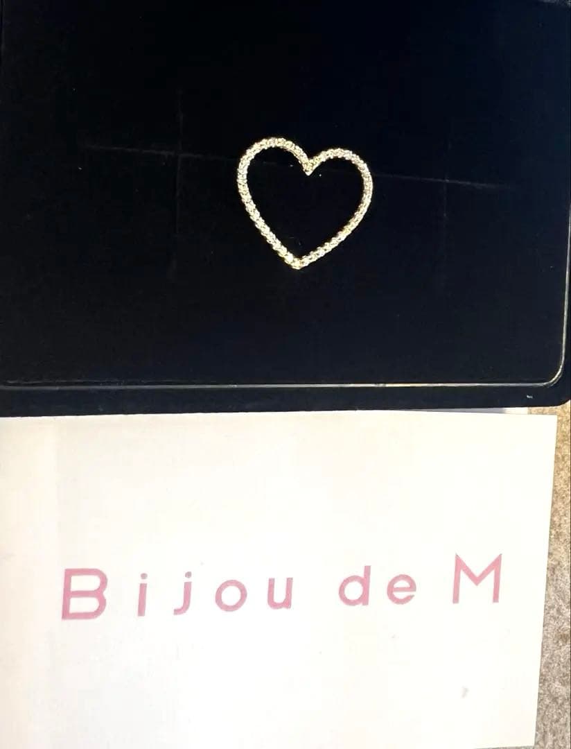 Bijou de Mオープンハートピアス S ゴールド