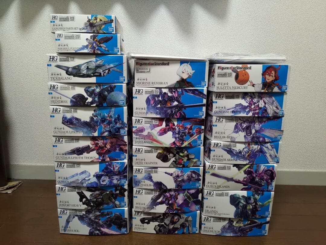 機動戦士ガンダム 水星の魔女 HGシリーズ + スレッタ・ミオリネまとめ売り