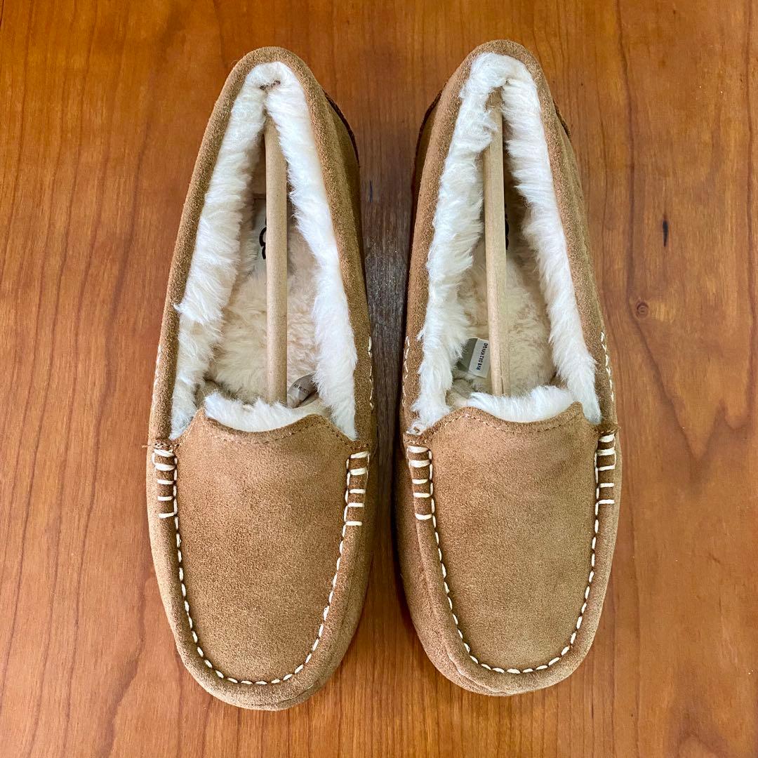 新品未使用UGG アンスレー チェスナット　モカシン スエード 25センチUS8