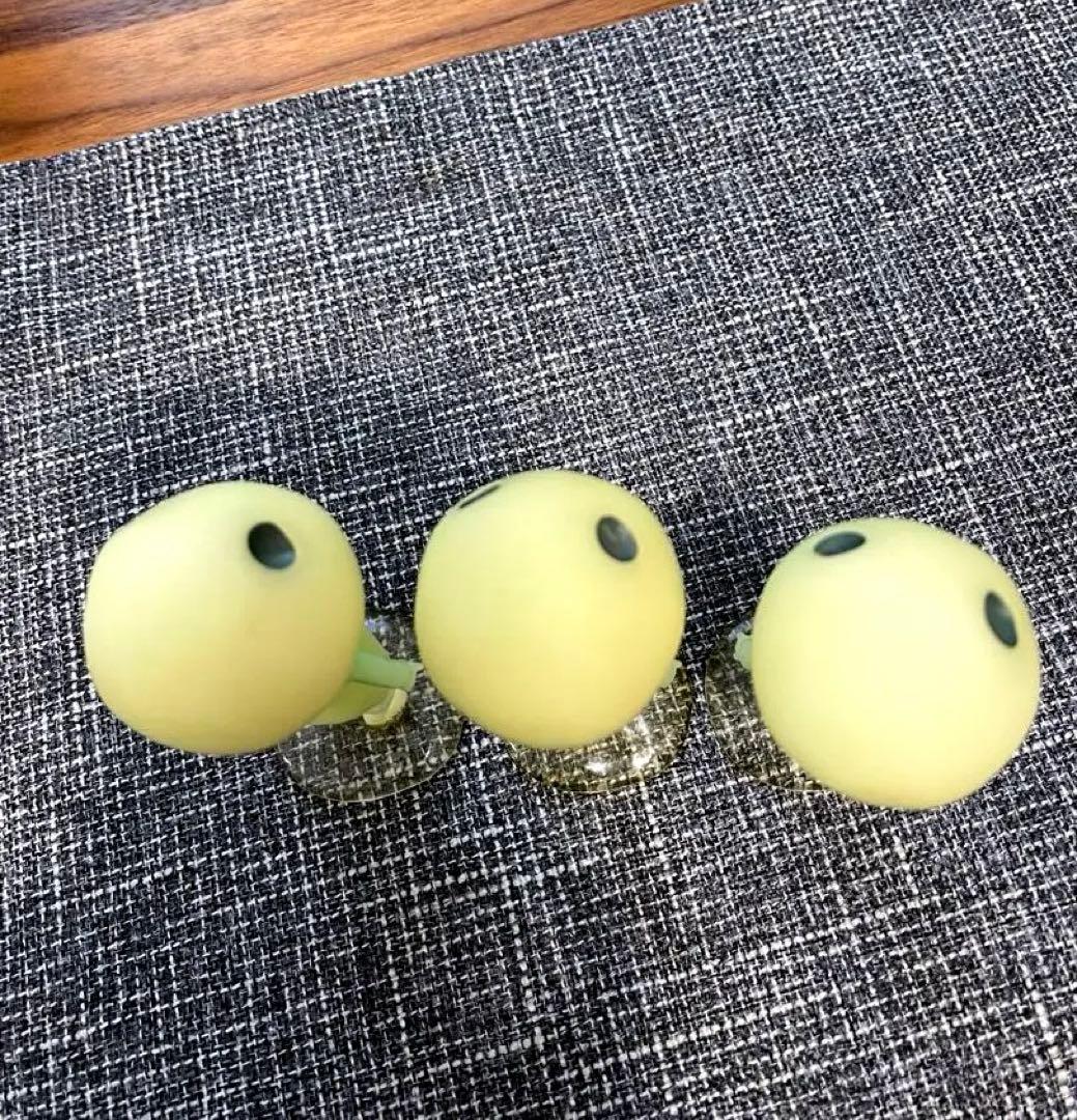 [廃盤・レア品]もののけ姫・コダマ(木霊)立つ 蛍光、蓄光3体セットフィギュア