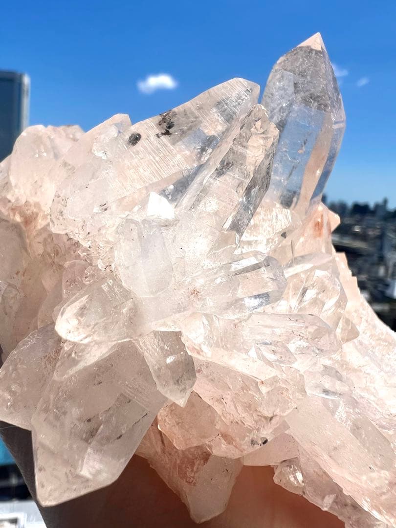 美✨希少✨AAAAピンクヒマラヤレムリアンの神殿✨美しい大天使の女神✨翼のドレス