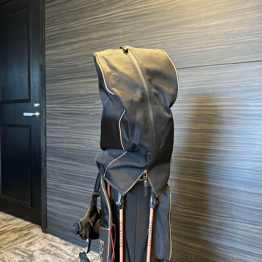 MARK&LONA スタンド式キャディバッグ ブラック