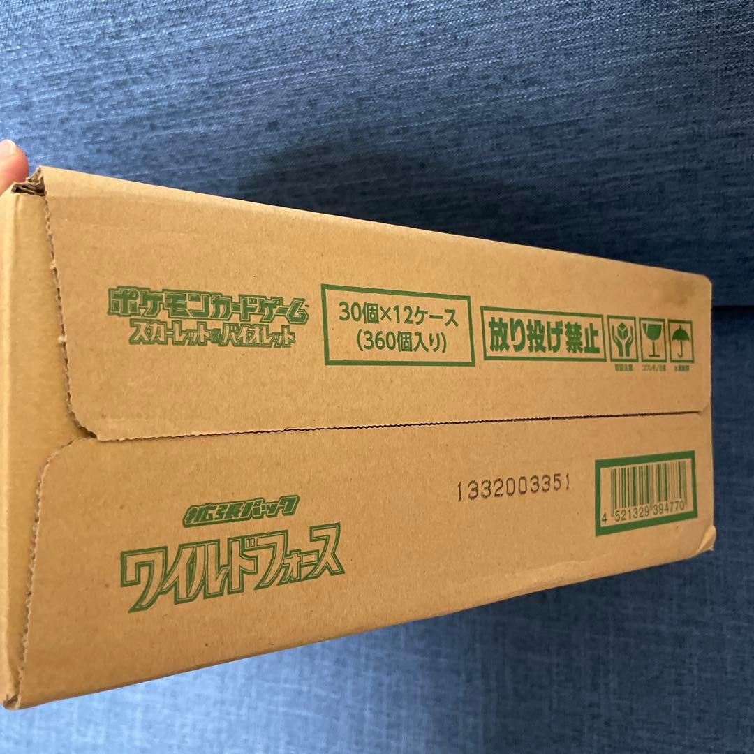 ポケモンカード　ワイルドフォース　 1カートン（12BOX入り）　新品未開封